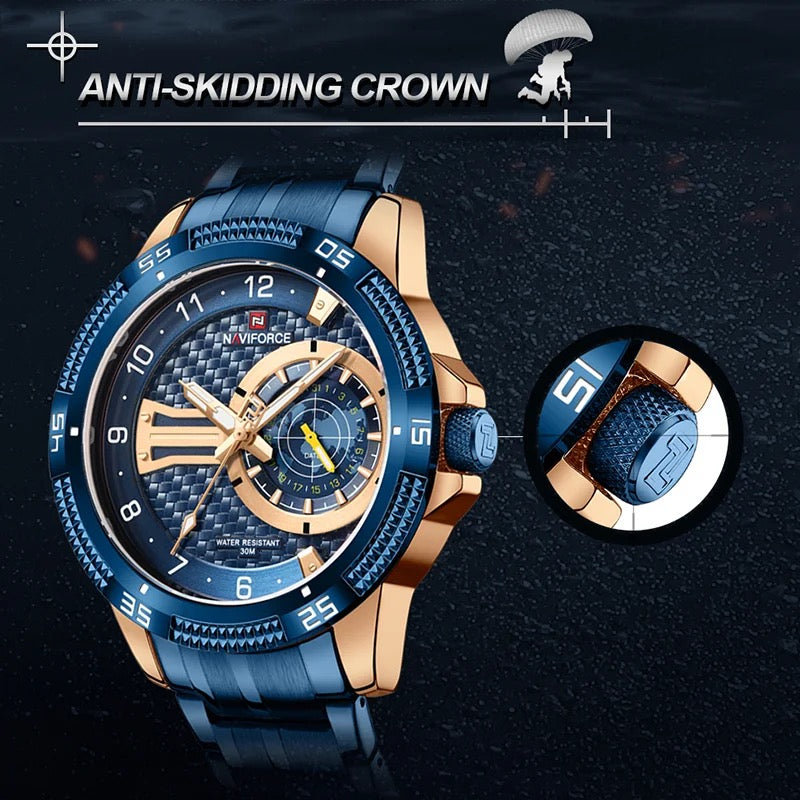 MONTRE NAVIFORCE BLEUE RF 6004