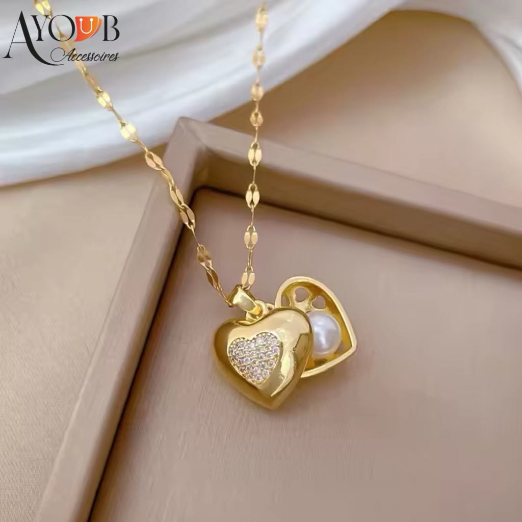 COLLIER CŒUR OUVERT