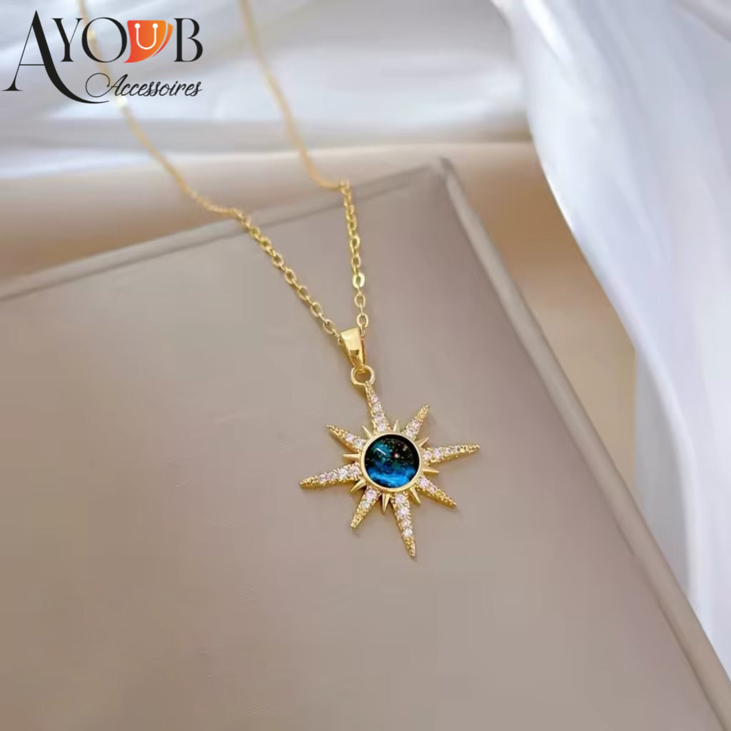 COLLIER ÉTOILE BLEUE