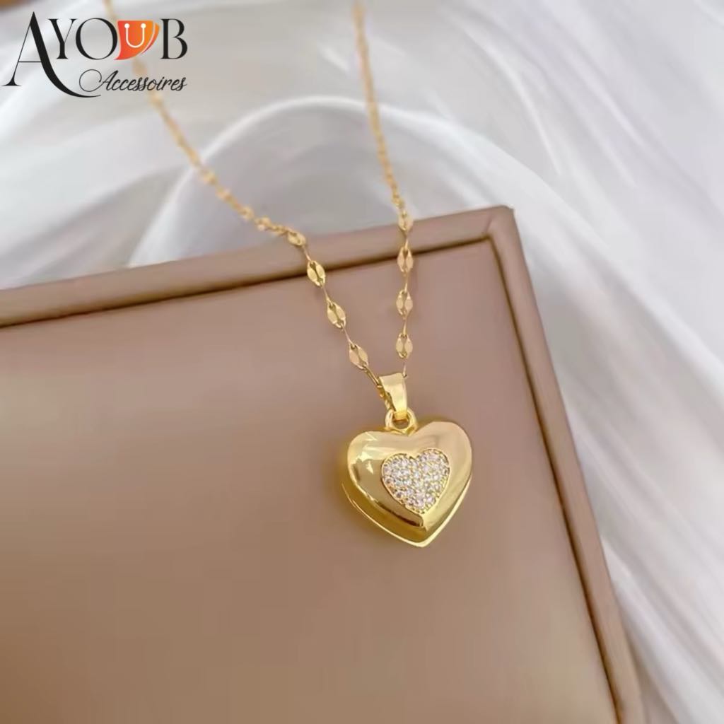 COLLIER CŒUR OUVERT