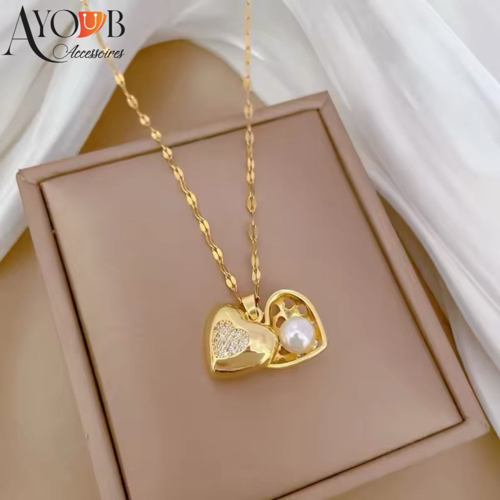 COLLIER CŒUR OUVERT
