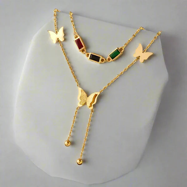 COLLIER TRIPLE COULEUR