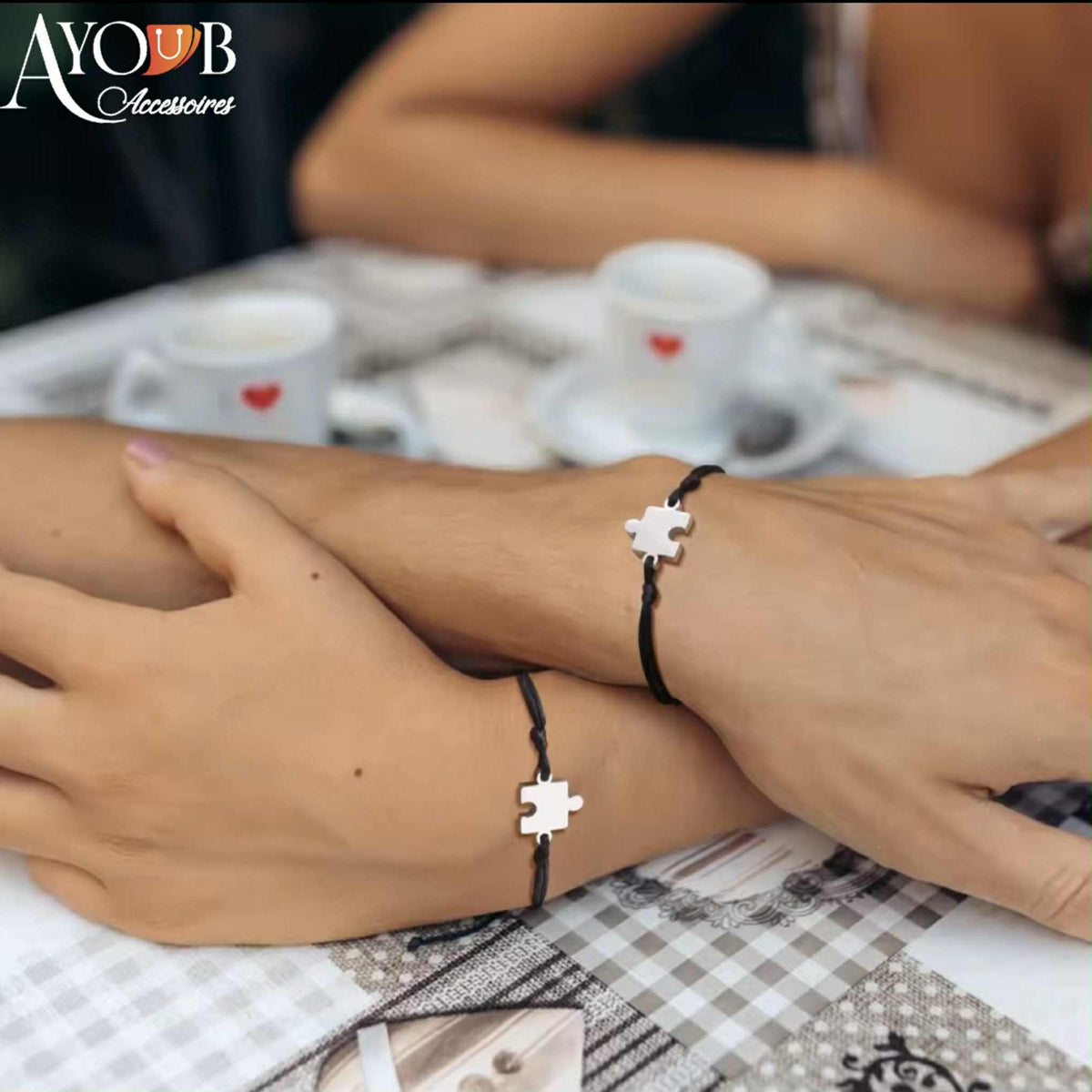PUZZLE MATCHING BRACELET